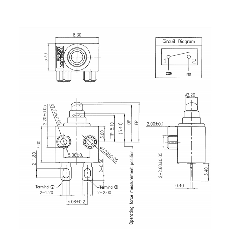 miniature snap action switch 5