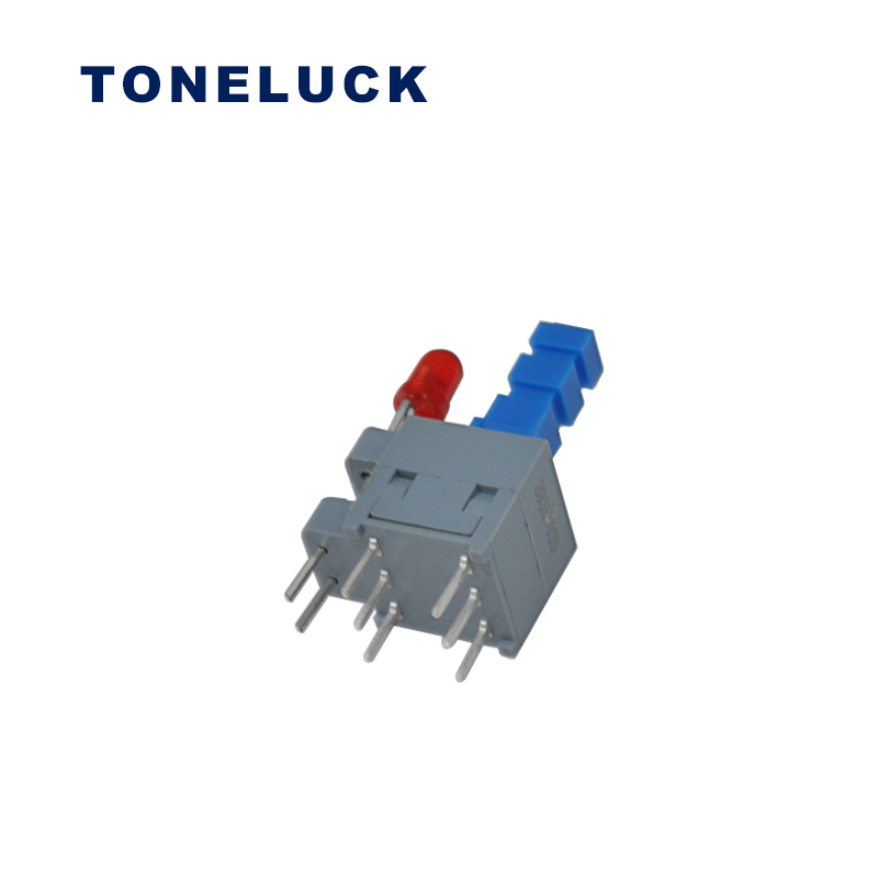 Push Button Electrical Switch Single LED Light 0.1A 30VDC 13 push button electrical switch 1