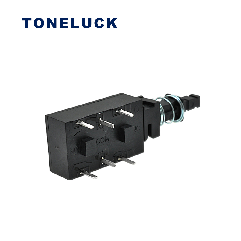 Toneluck PWL-2P2T 6A PCB 25T85 Hoods Push Button Power Switch 10 Toneluck PWL-2P2T 1