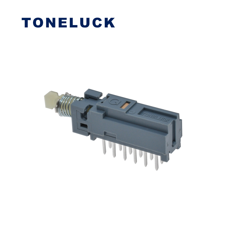 PCB Mount Push Button Switch MPN 0.1A 30VDC 4 Poles 10E4 9 pcb mount push button switch 2