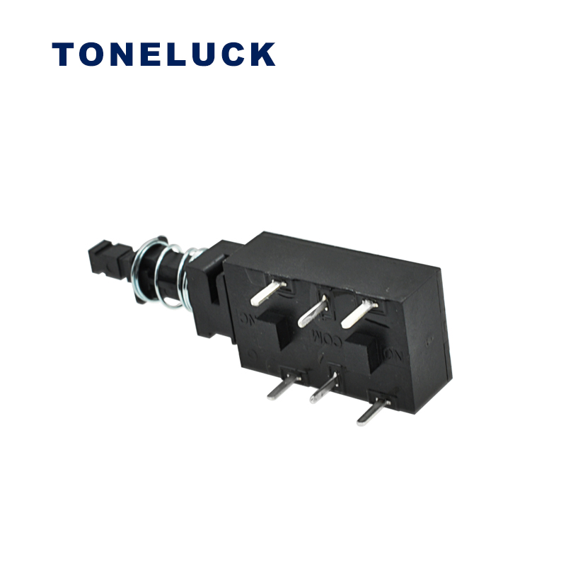 Toneluck PWL-2P2T 6A PCB 25T85 Hoods Push Button Power Switch 14 Toneluck PWL-2P2T 3