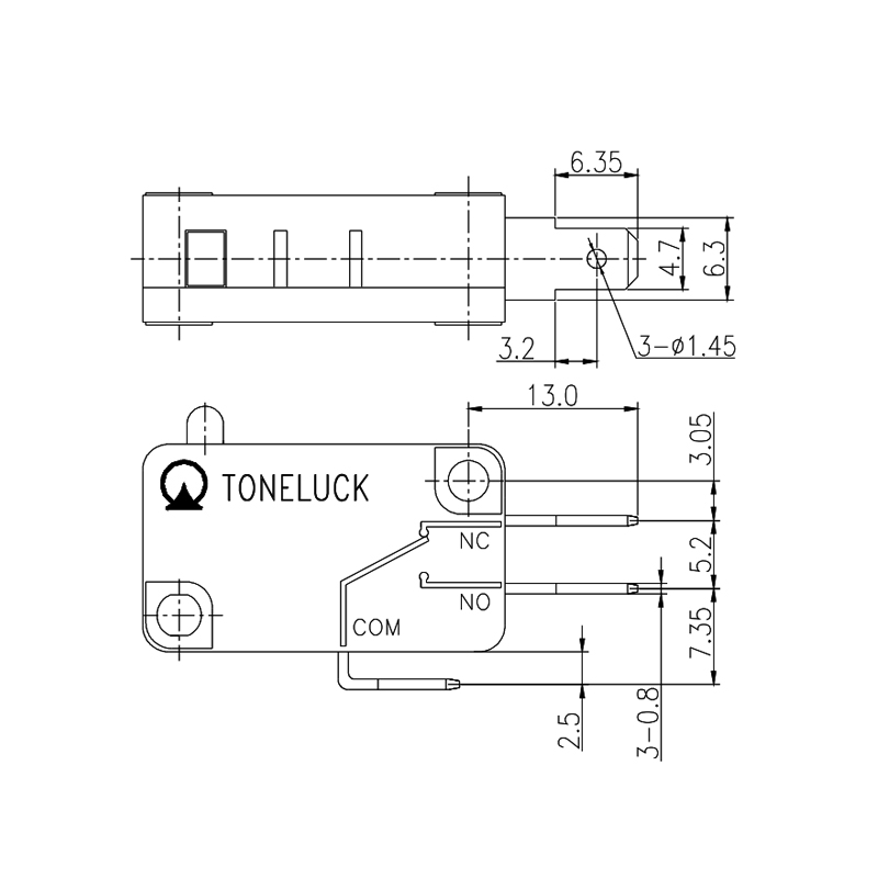 Micro Float Level Switch SPDT 40T125 19 E52AP-BA03AG-01