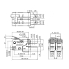 Double Micro Switch 21A 40T150 SPDT 1