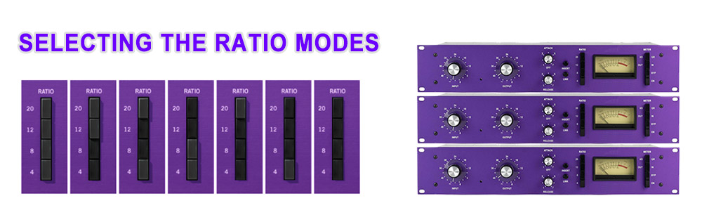 RATIO in Universal Audio 1176 Compressor