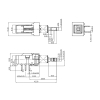 PCB Push Button Switch 2P 6 Terminal Self Lock 1