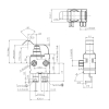 Tiny Micro Switch SPST NC with IP 67 Waterproof Level 1