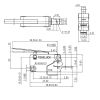 Lever Arm Limit Switch Snap Action Microswitches 16A 7