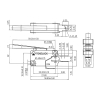 Microswitch Limit Switch with Strip Lever 16 A 5E4 40T85 1