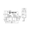 25t85 Micro Switch Single Pole Double Throw 3 Pin PCB 5A 30VDC picture 3