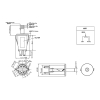 D221M-DA1-01 Door Switch Drawing