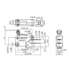 E52AM-BA12AG-01 Micro Switch drawing