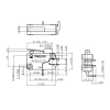 MQS-216TA56PAK-01 Right Angle Micro Switch SPDT Lever 40T125 16A 10A (2)