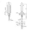 18 Pin Push Switch Button Mechanical 6 Pole Self Lock (6)