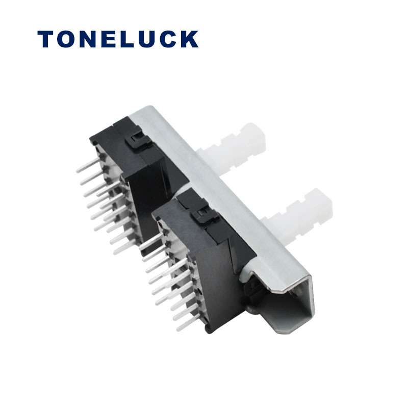 Double Push Button Switch Bank 4 Pole 0.1A 24V 10 Double Push Button Switch Bank 4 Pole 0.1A 24V (6)