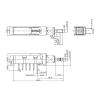 Mechanical Push Button Switch 12 Pin 4 Pole Self-Lock (6)