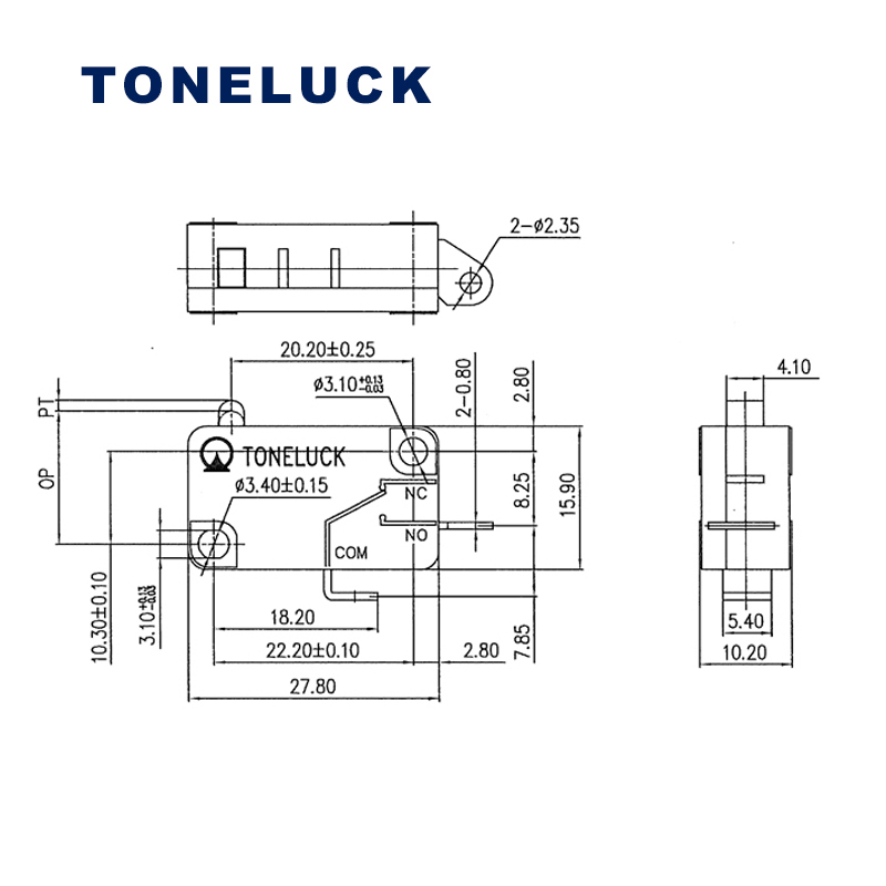 Air Fryer Micro Switch 2 Pin 1